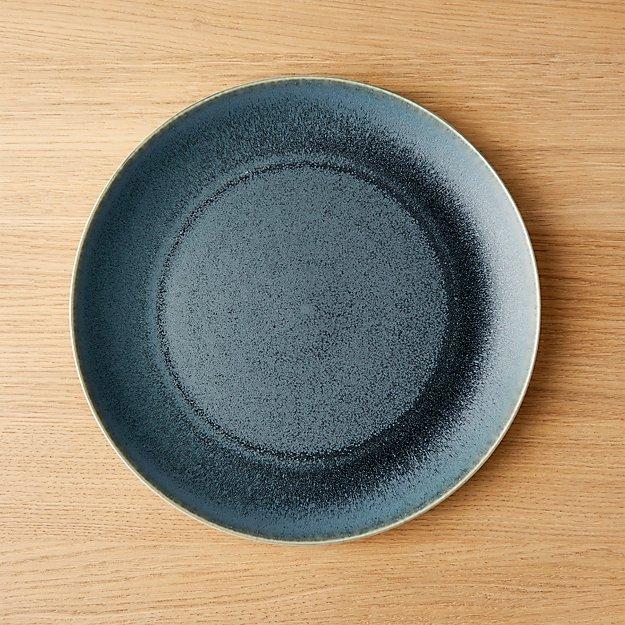 Phase Reactive Blue-Green Dinner Plate