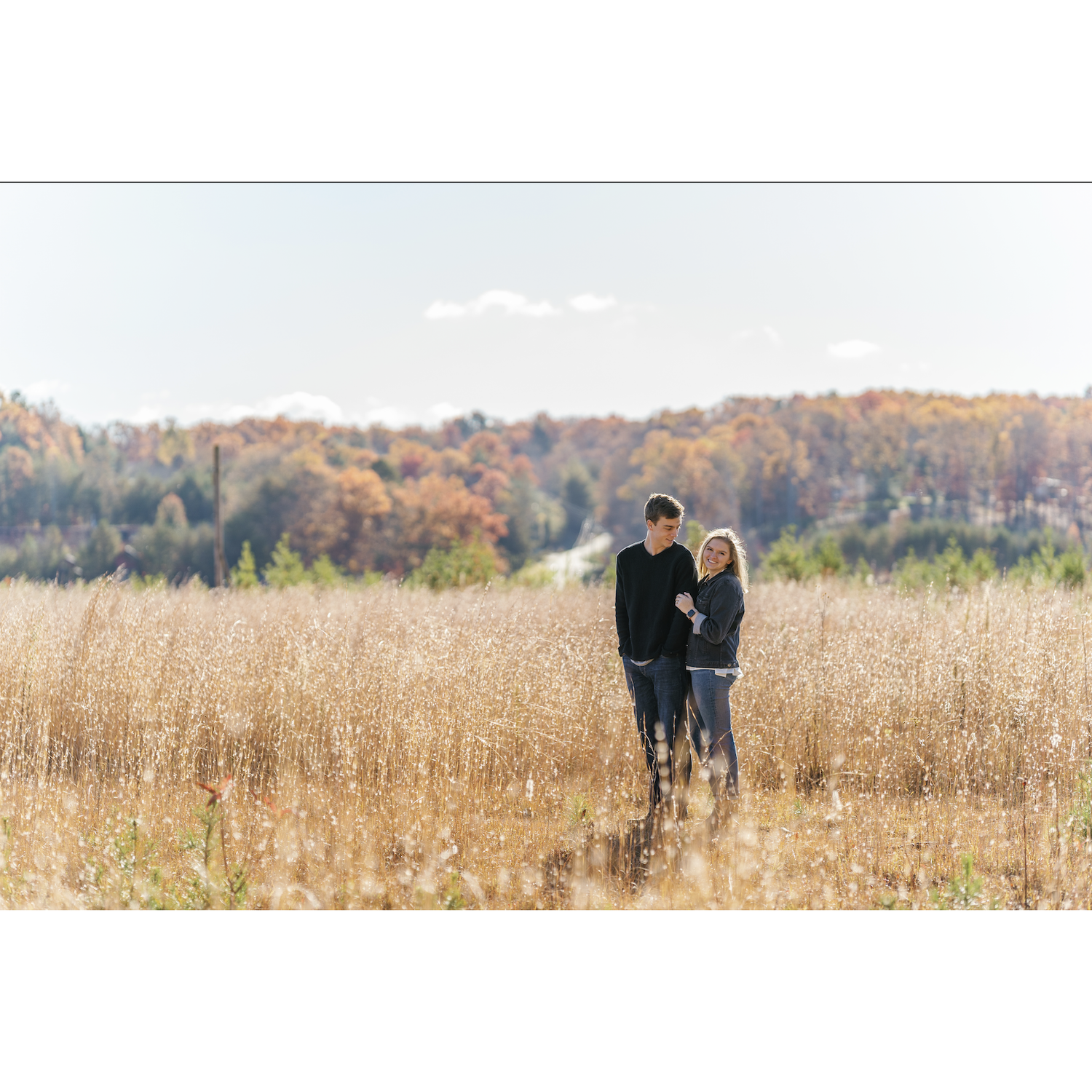 Our engagement photos in the North Georgia Mountains.