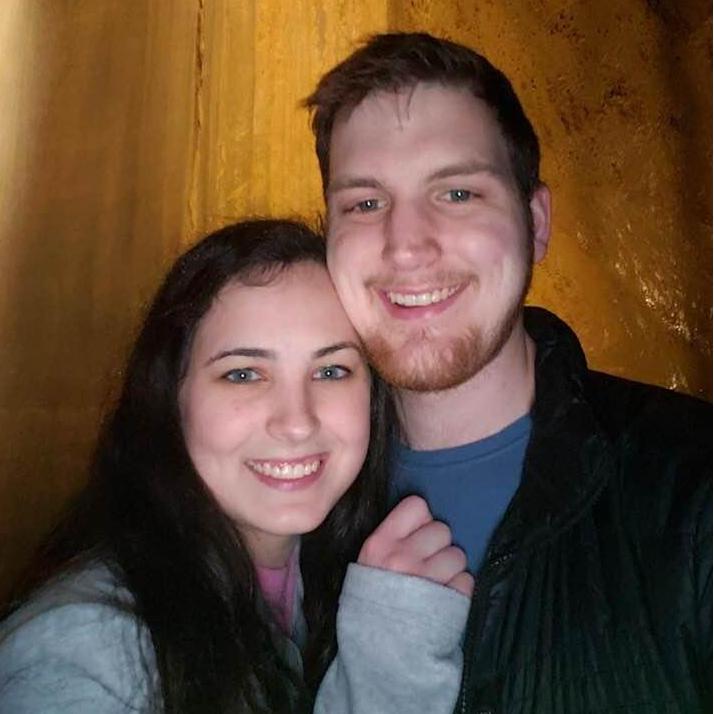 First Valentine's Date on a candlelight night tour of Ruby Falls