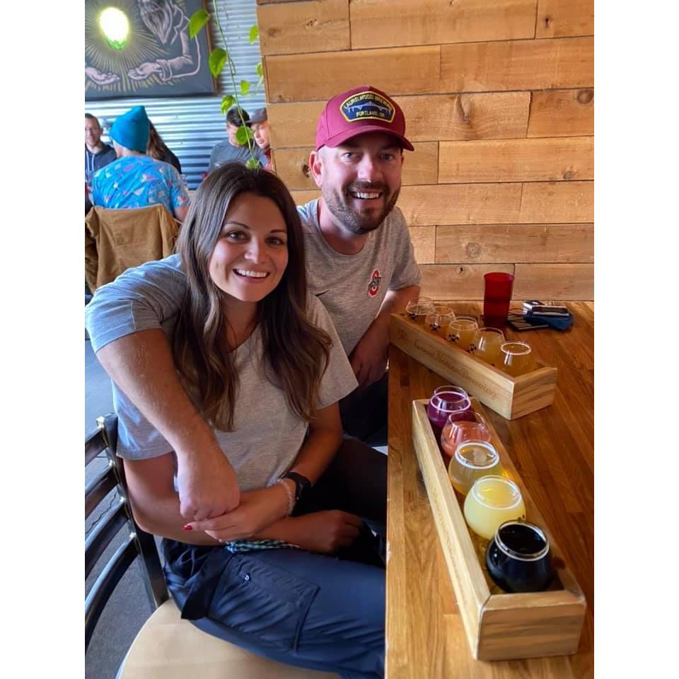 Brewery hopping in Portland
