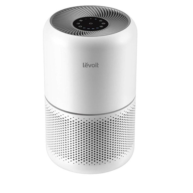 LEVOIT Air Purifier for Home Allergies Pet Hair in Bedroom, Covers Up to 1073 ft² by 56W High Torque Motor, AHAM VERIFIDE, 3-in-1 Filter with HEPA Sleep Mode, Remove Dust Smoke Odor, Core300-P, White