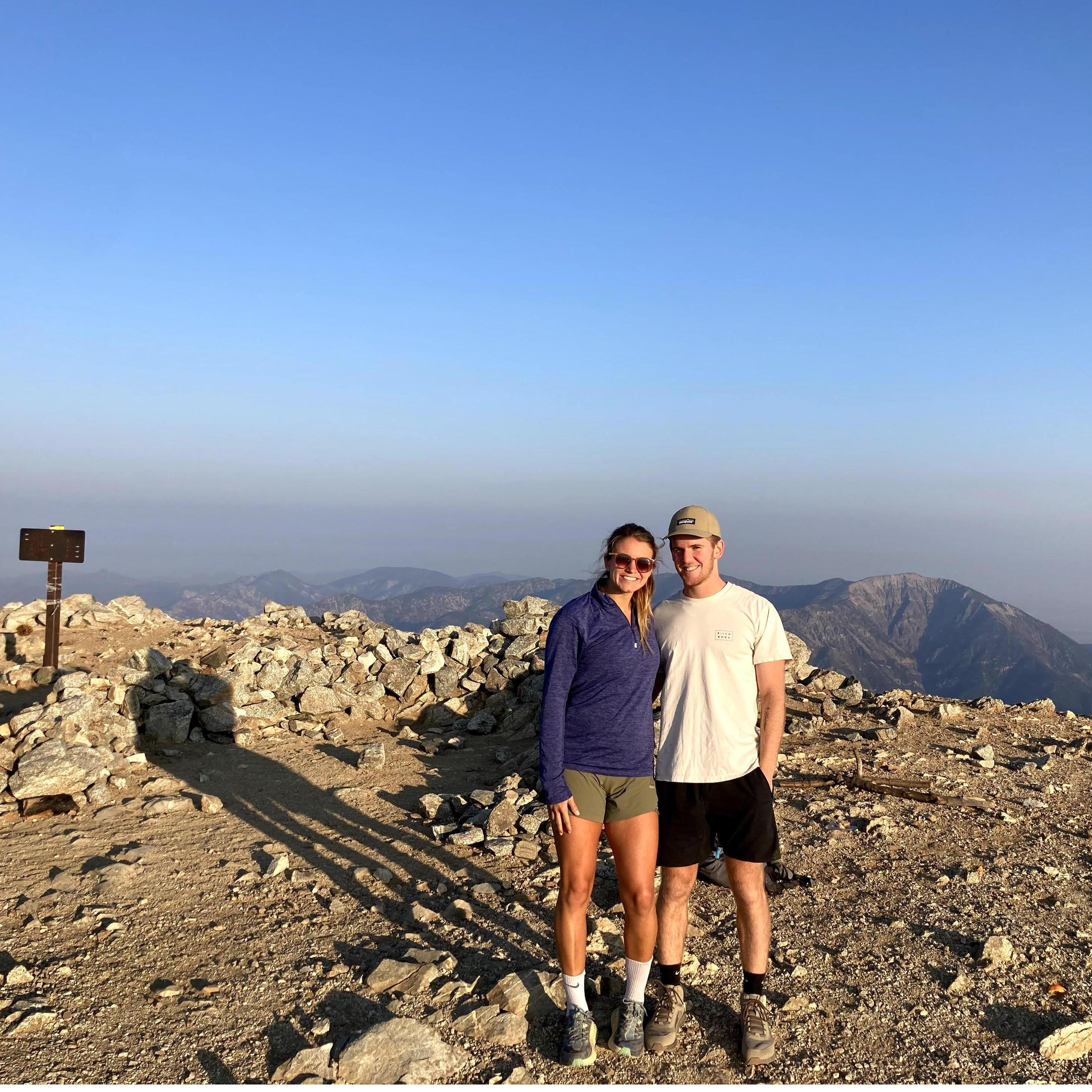 We left at 130 am to start hiking the West side of Mount Baldy...I thought " If Isaac decides to propose at the top.. Im going to be so mad"... we missed the sunrise- bummer. no proposal- relieved!