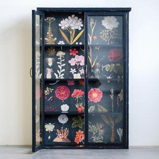Rustic Floral Back Cabinet
