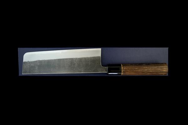 Kochi 180mm Kurouchi Stainless Clad Carbon Nakiri