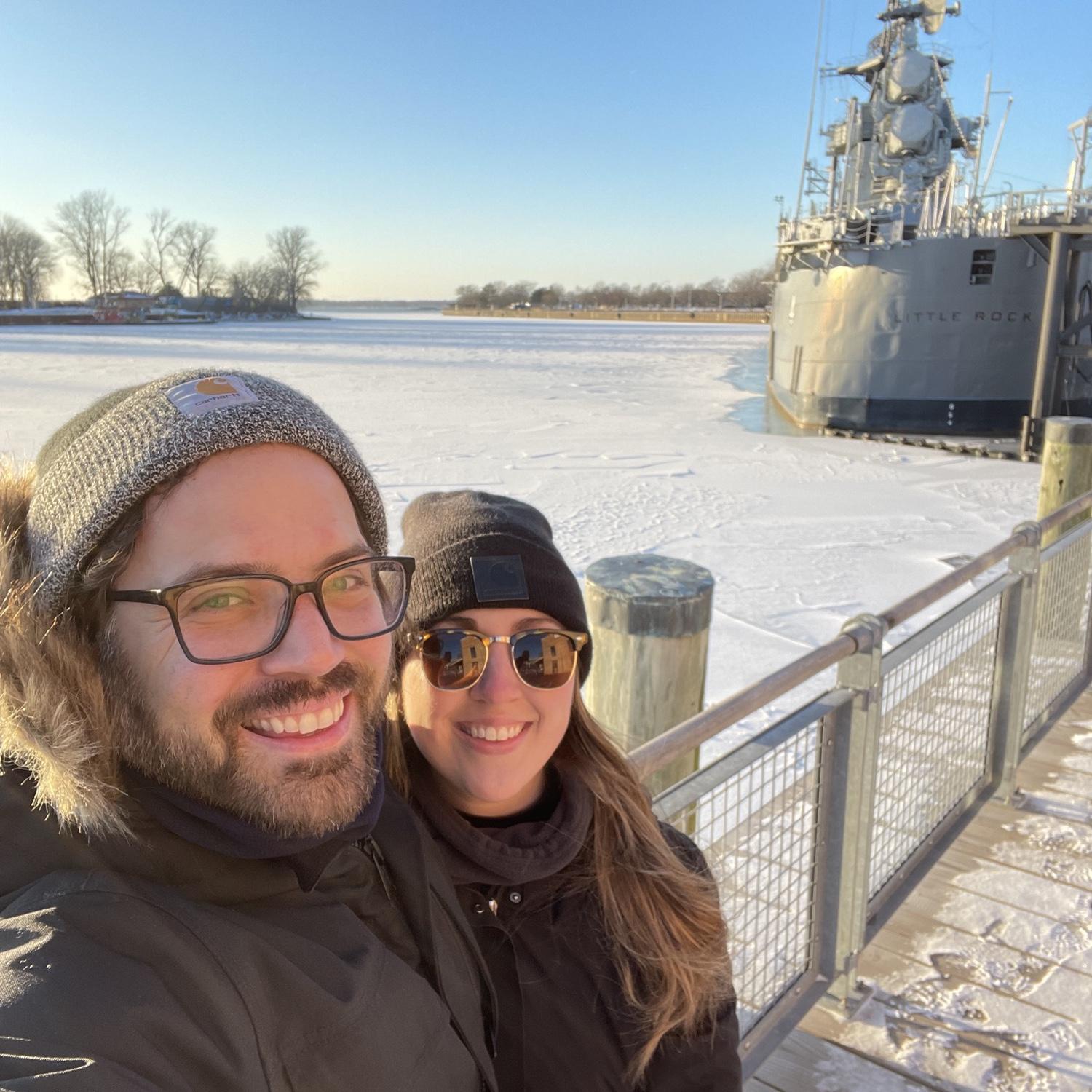 Canal side frozen over! @Buffalo