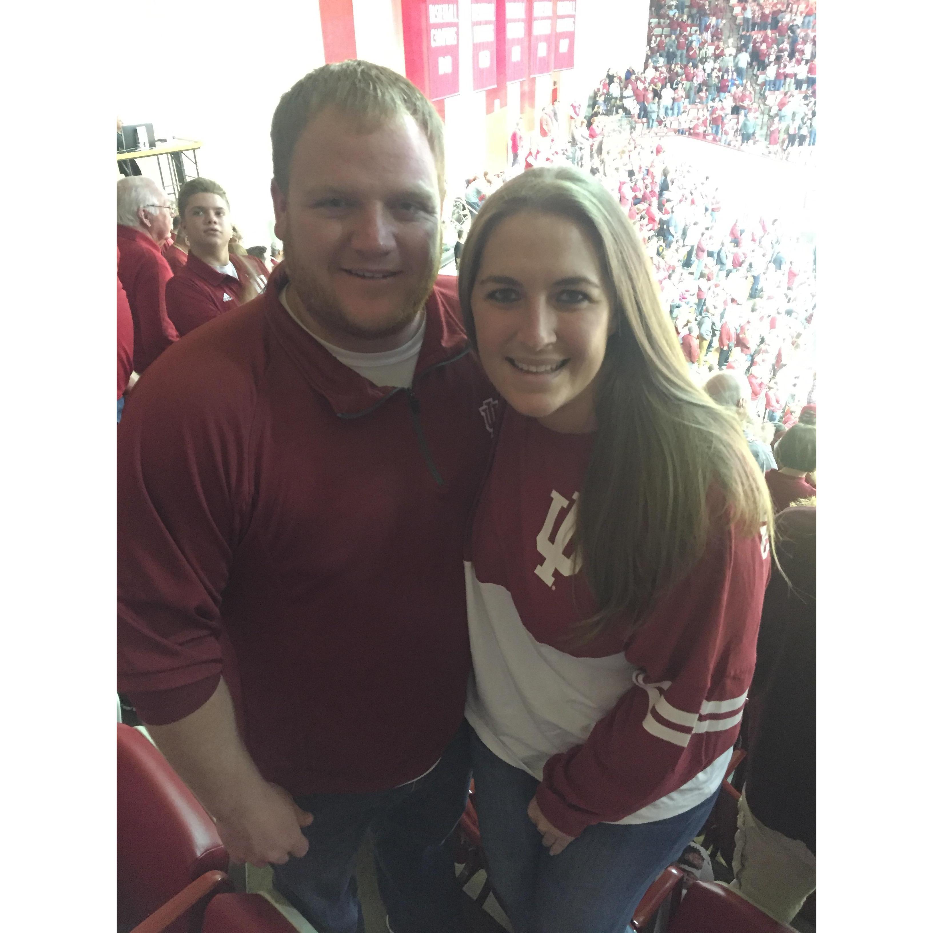 Where it all happened.  Nick and I met during our senior year of college at IU.