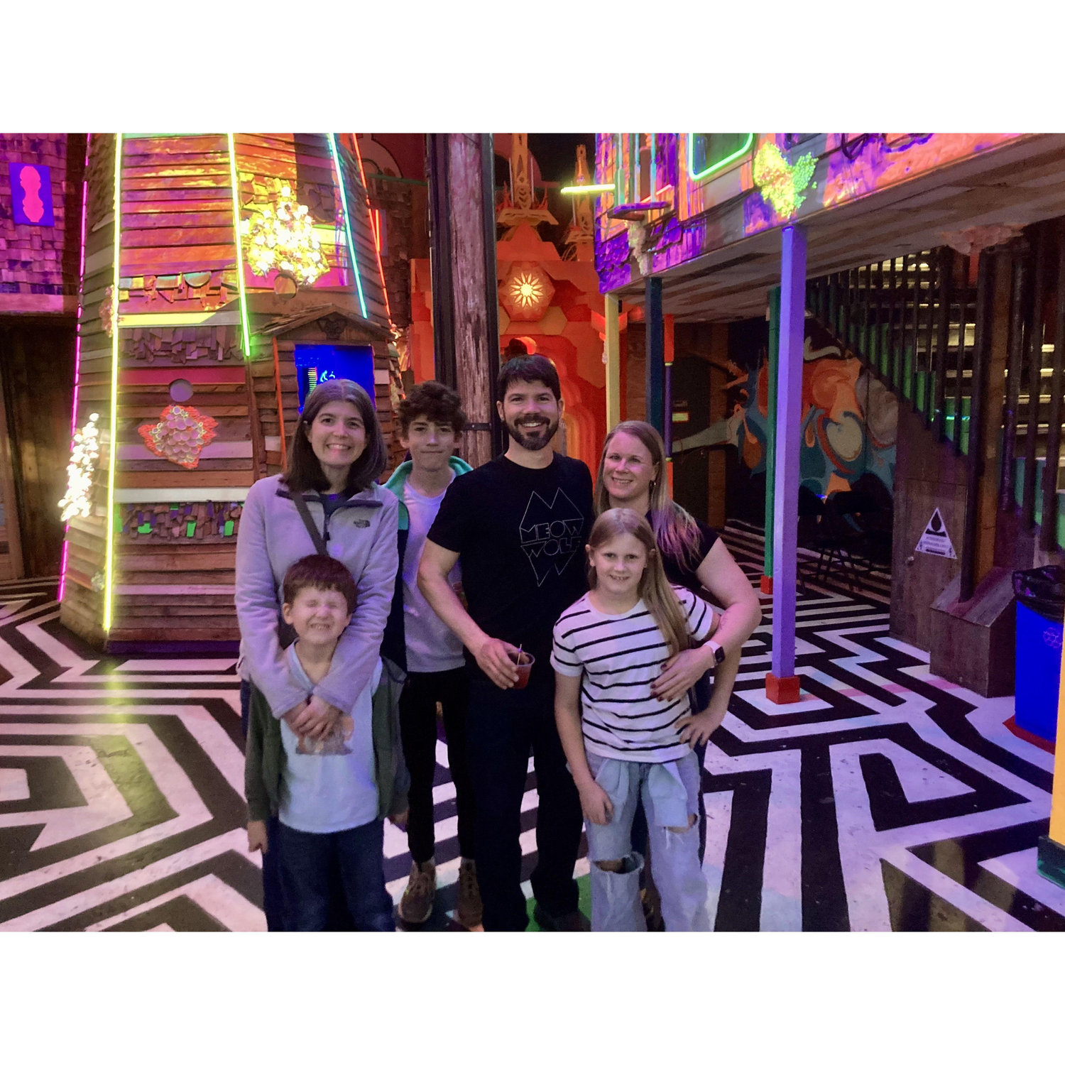 Spring break roadtrip: met up with Christina and family at Meow Wolf in Santa Fe!