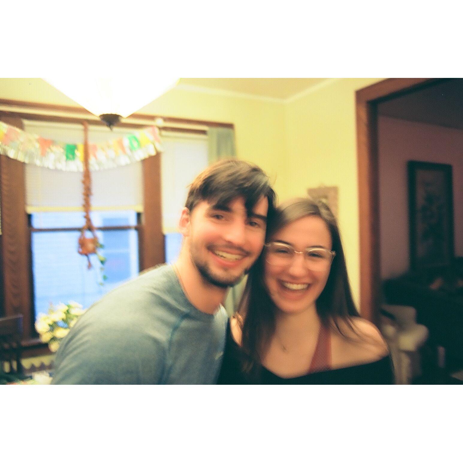 Our first photo together in 2020 :')