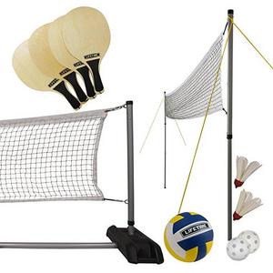 Lifetime 90541 Volleyball, Badminton, & Pickleball Set