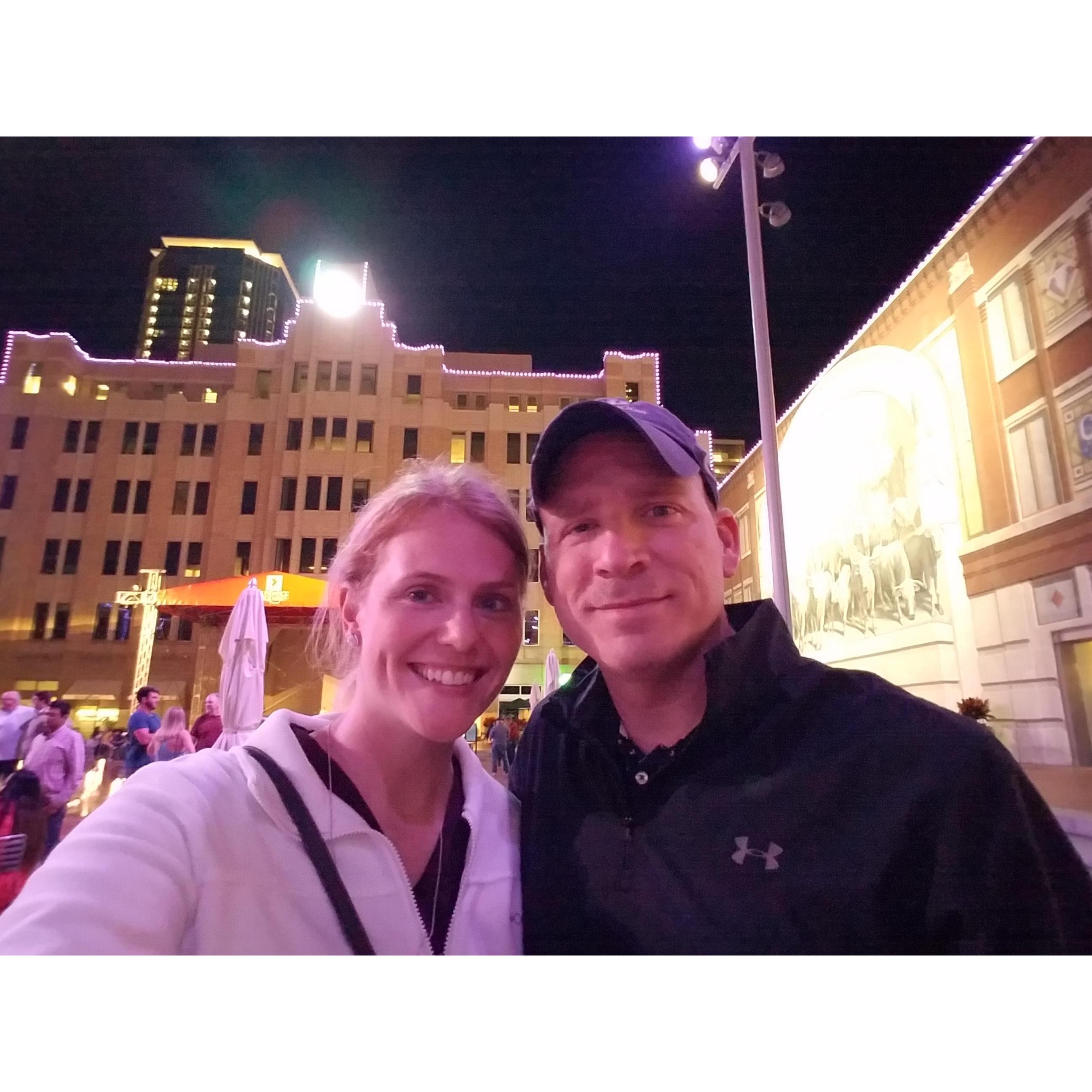 Downtown Fort Worth... We’re really falling for each other!
