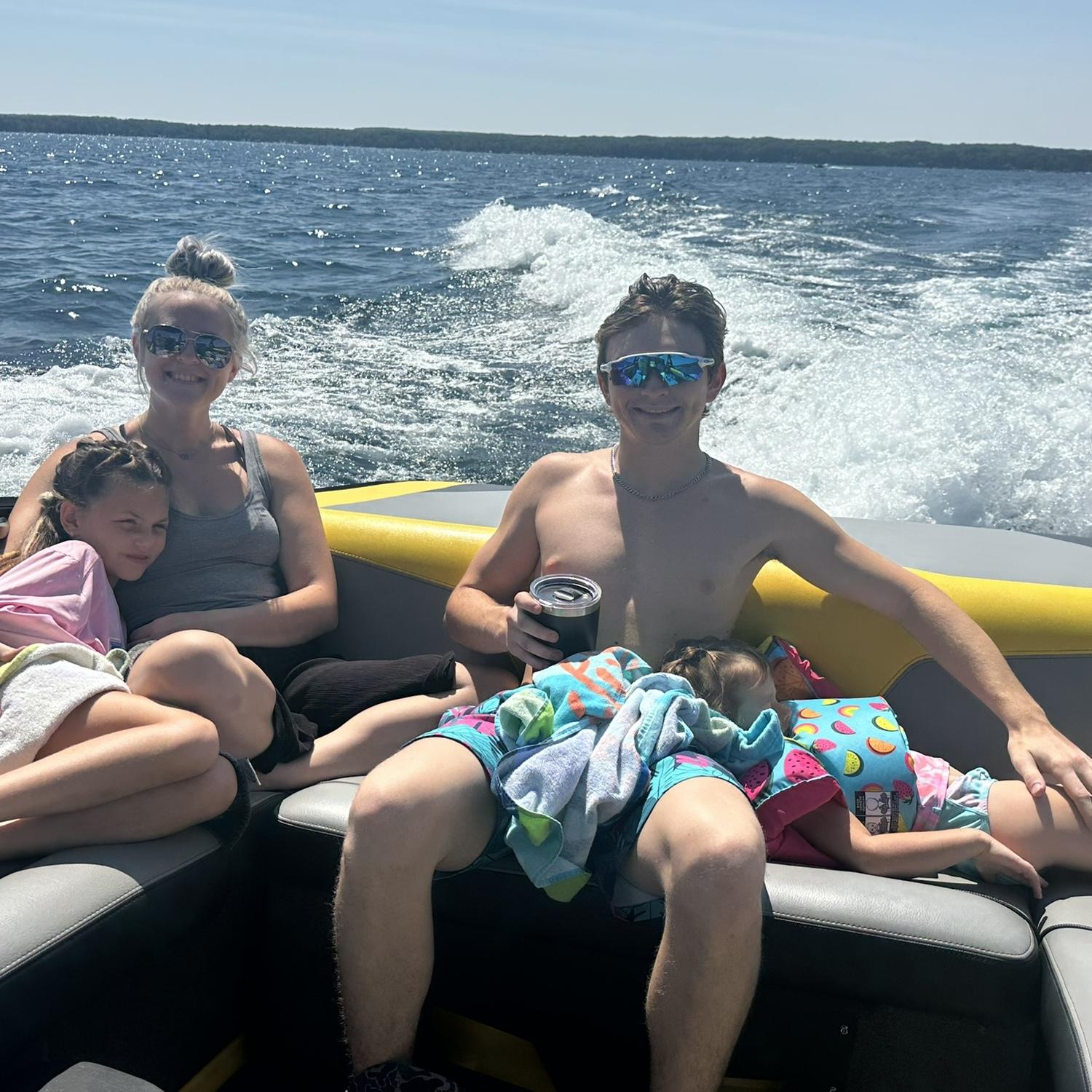 Boat days with the Nieces Ava & JoJo