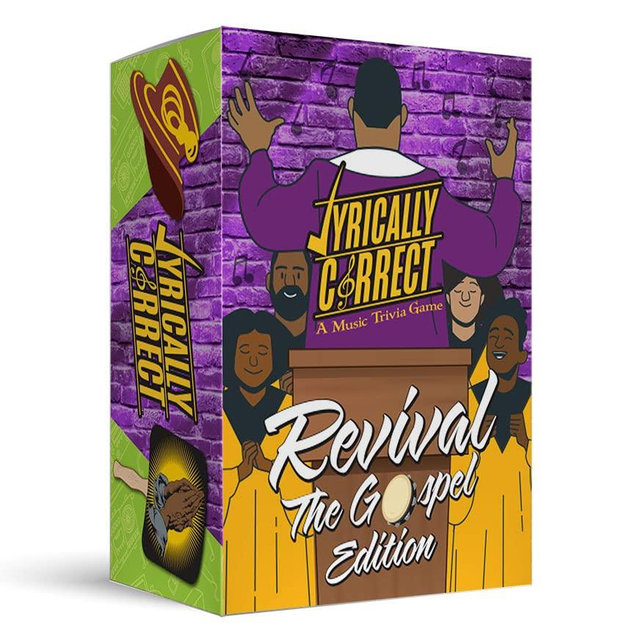 Lyrically Correct The Revival Gospel Music Trivia Card Game | Multi-Generational Family Gatherings, Adult Game Night and Fun Trivia