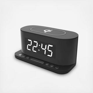 Dual Alarm Clock Radio With Qi