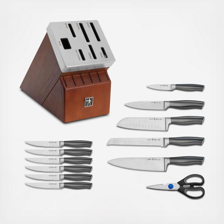 Henckels, Graphite 14-Piece Self-Sharpening Knife Block Set | Zola