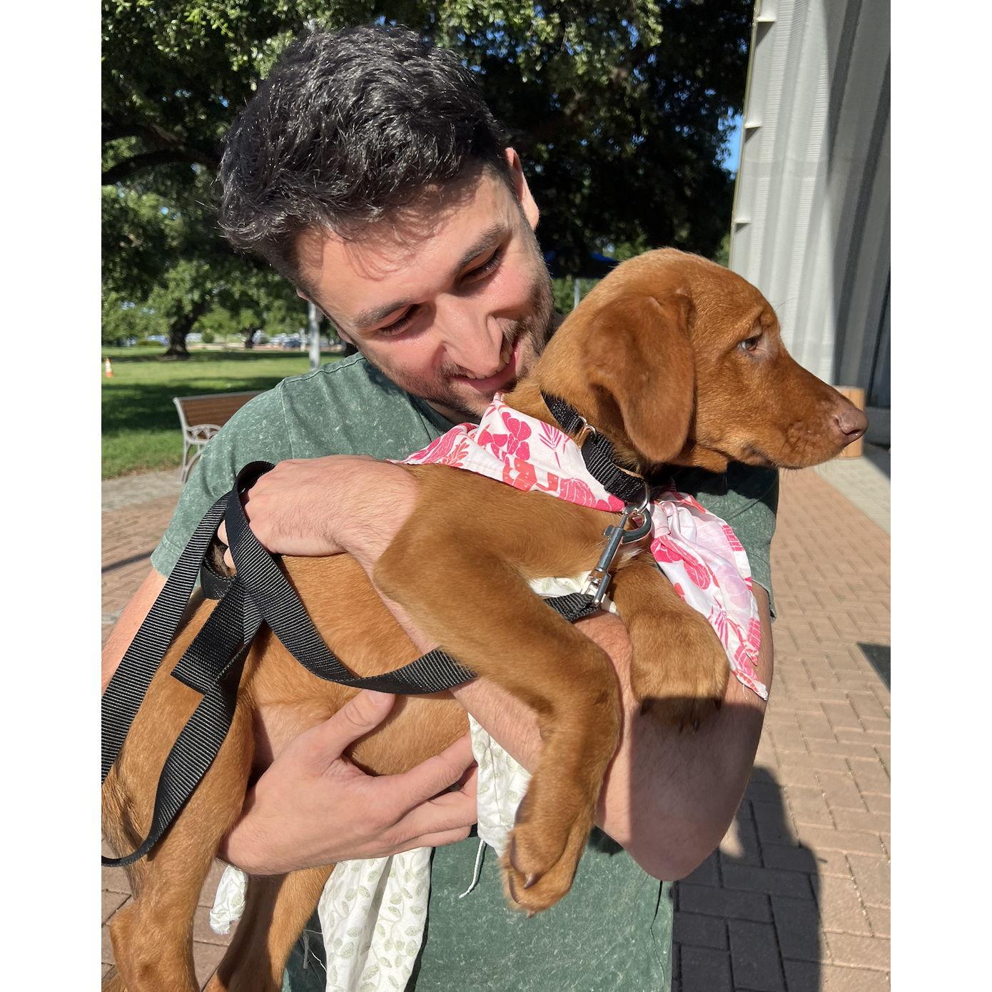 The day we got Daphne!! <3
