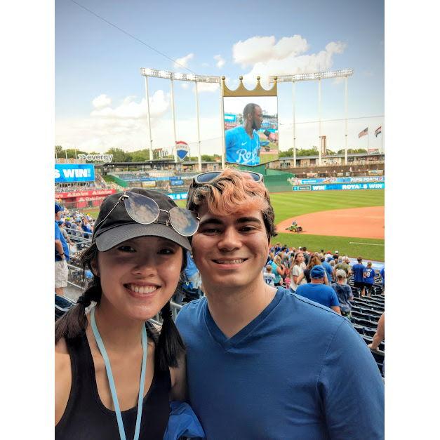 Us and our favorite baseball player, Samad Taylor - June 17, 2023