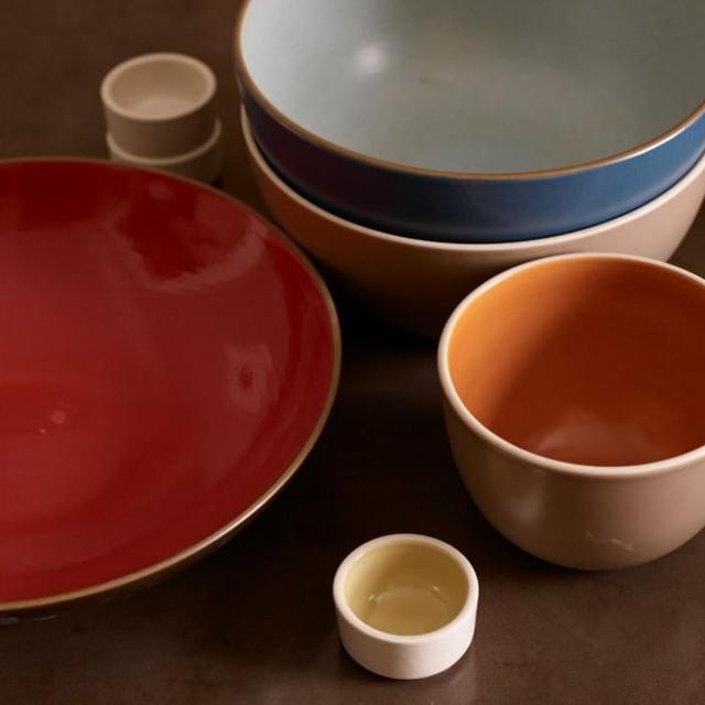 Large Serving Bowl Aqua Turquoise