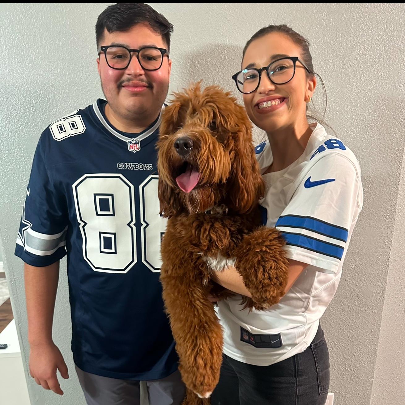 With our puppy, boomer! 🐾