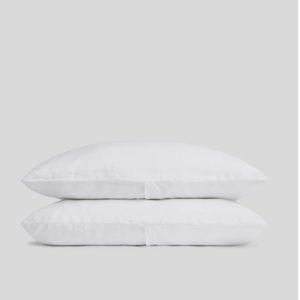 Linen Pillowcases | Parachute - White, King, Side Open