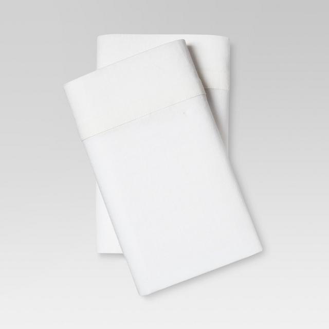 Linen Blend Pillowcase Set (King)White - Threshold™