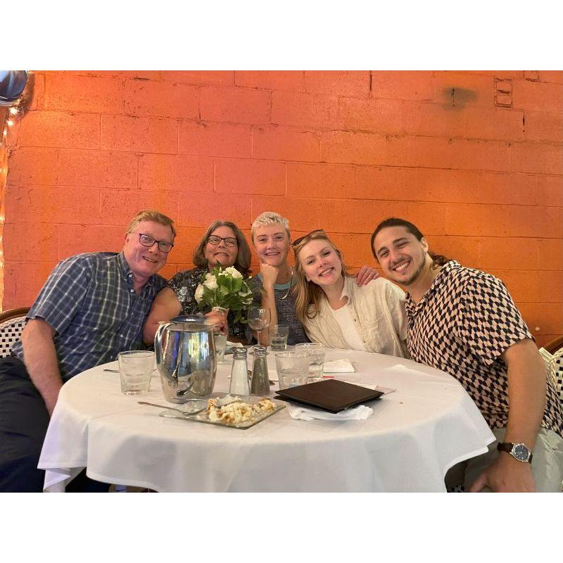 Dinner for Maddie's Mom's Birthday!