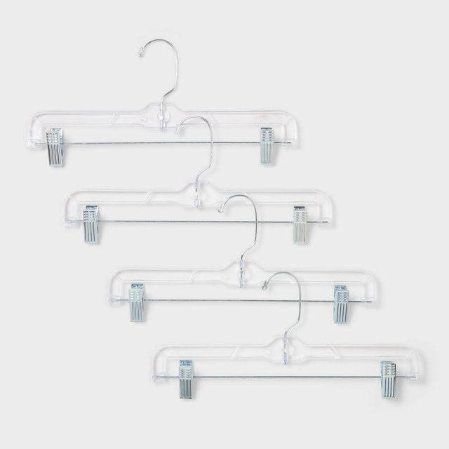 4pk Crystal Skirt/Slack Hanger - Brightroom™