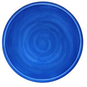 Le Cadeaux Sicily Solid Blue Dinner Plates set of 2