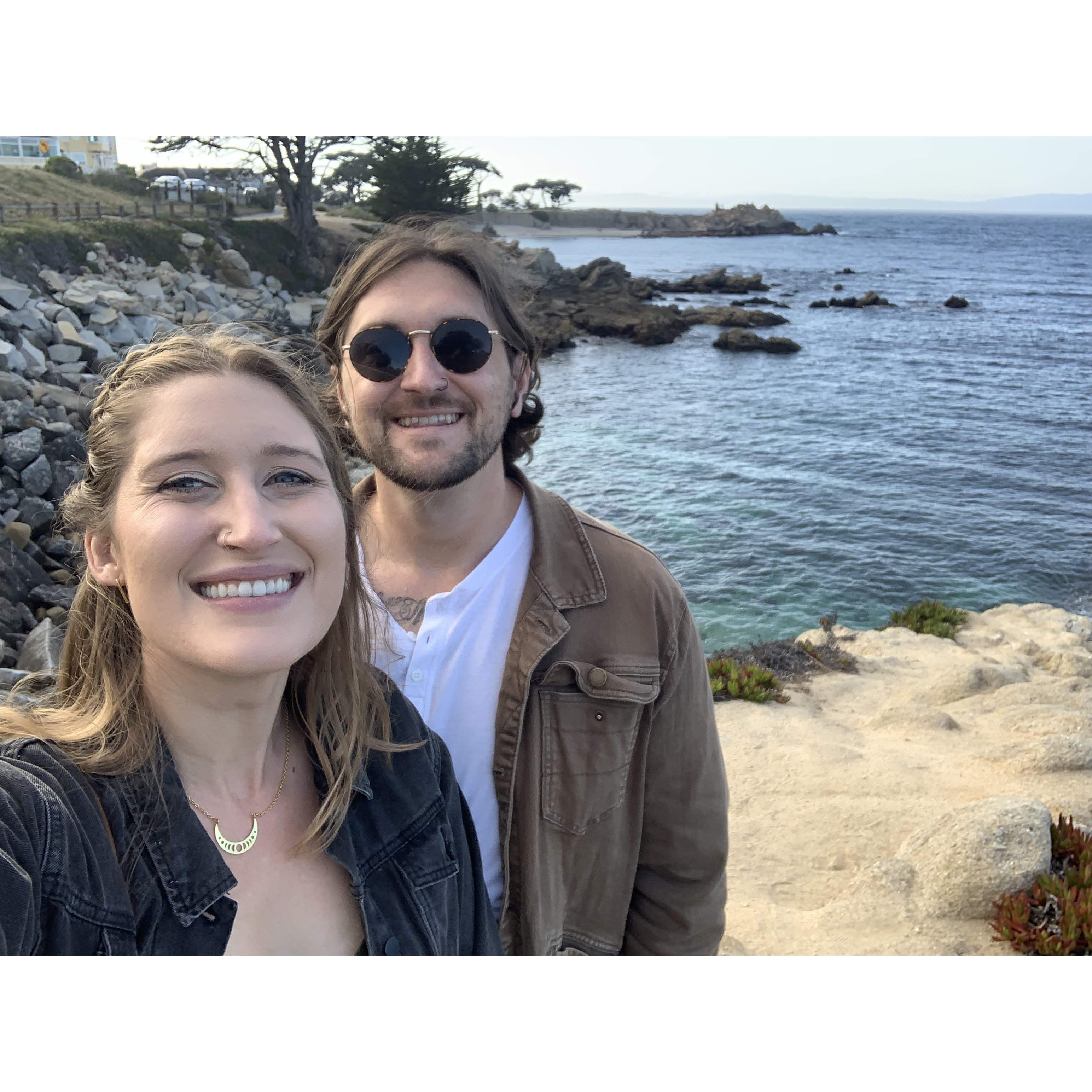 Right before we got engaged!