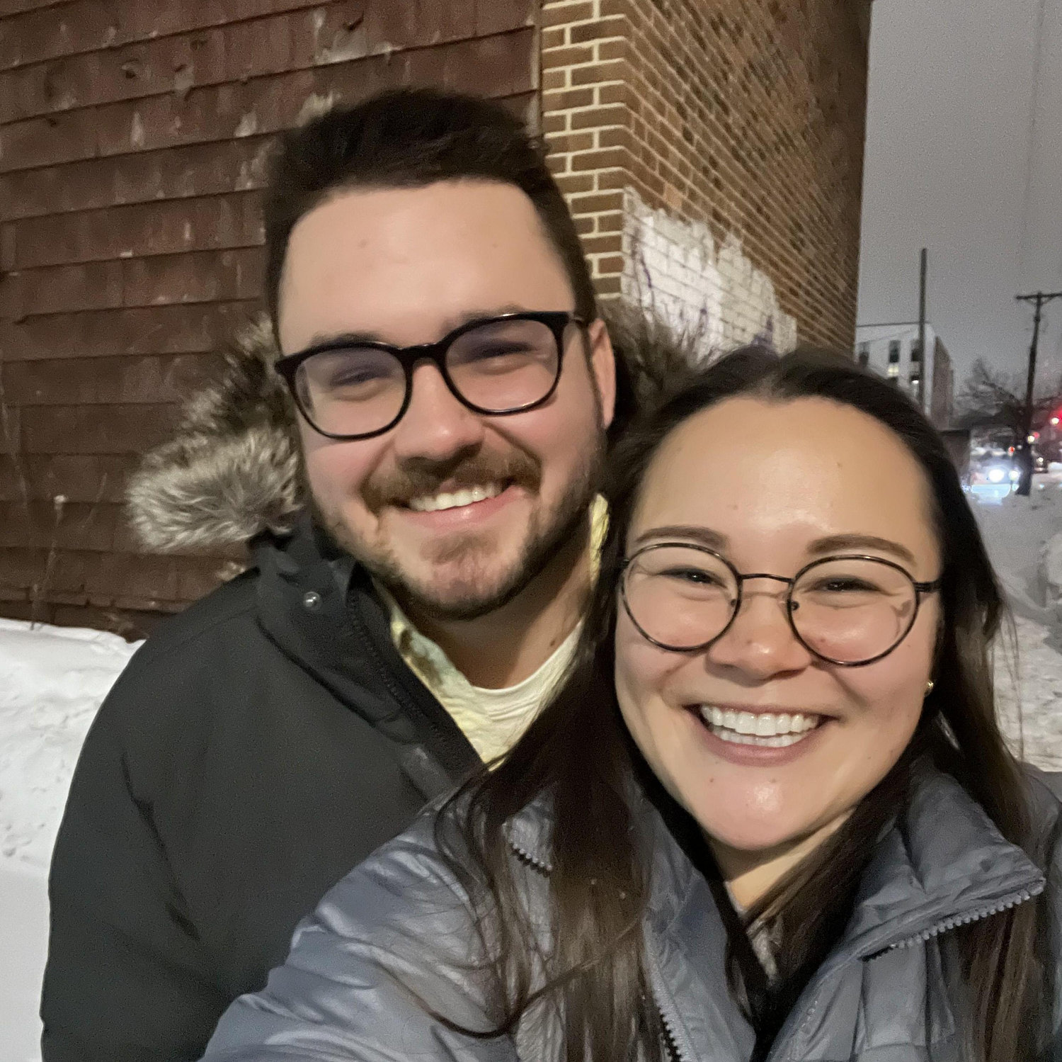 First selfie together before we were "official"
