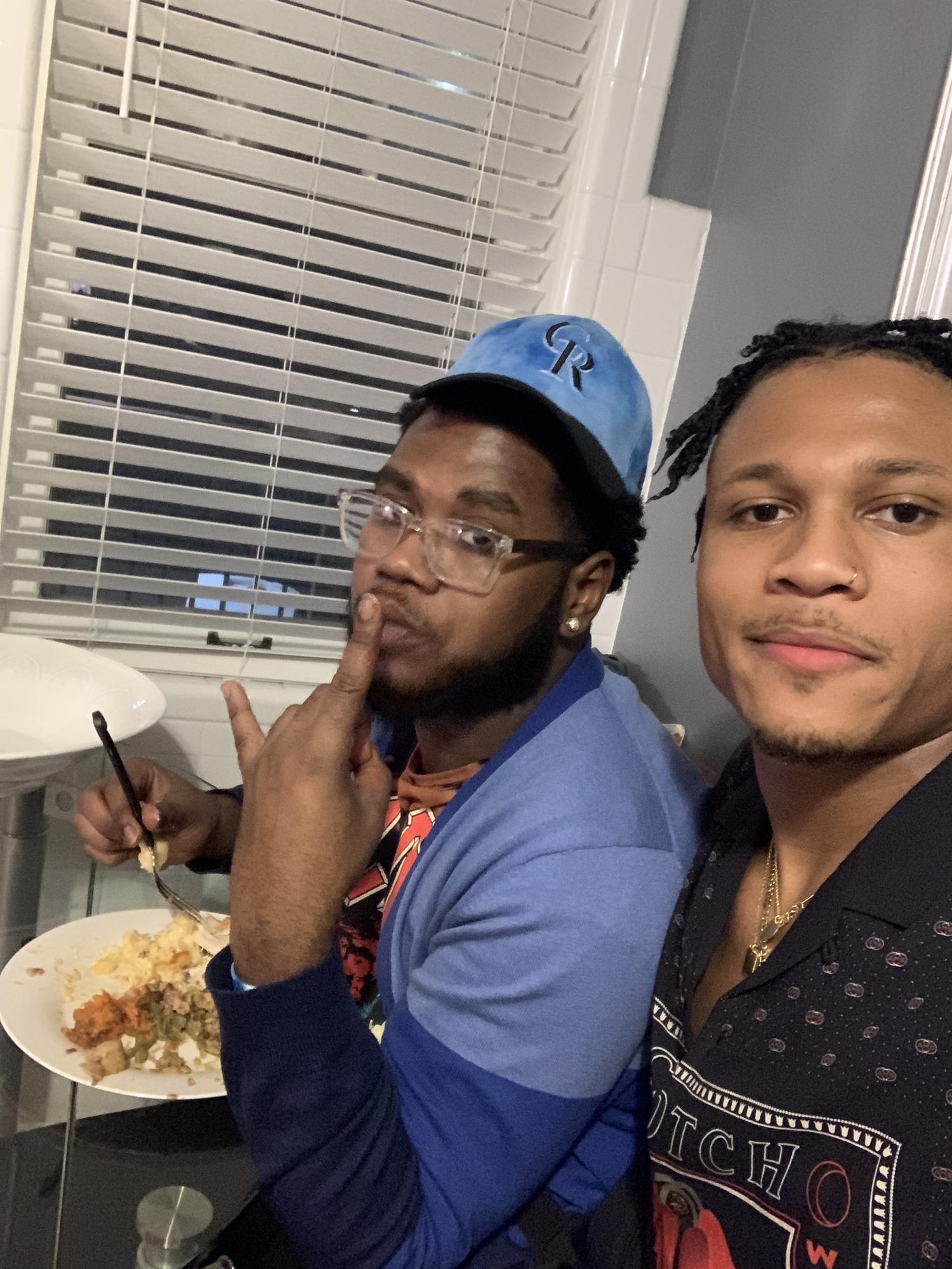 Benji and his cousin Matt