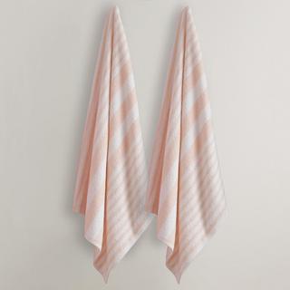 Tropical Stripe Beach Towel, Set of 3