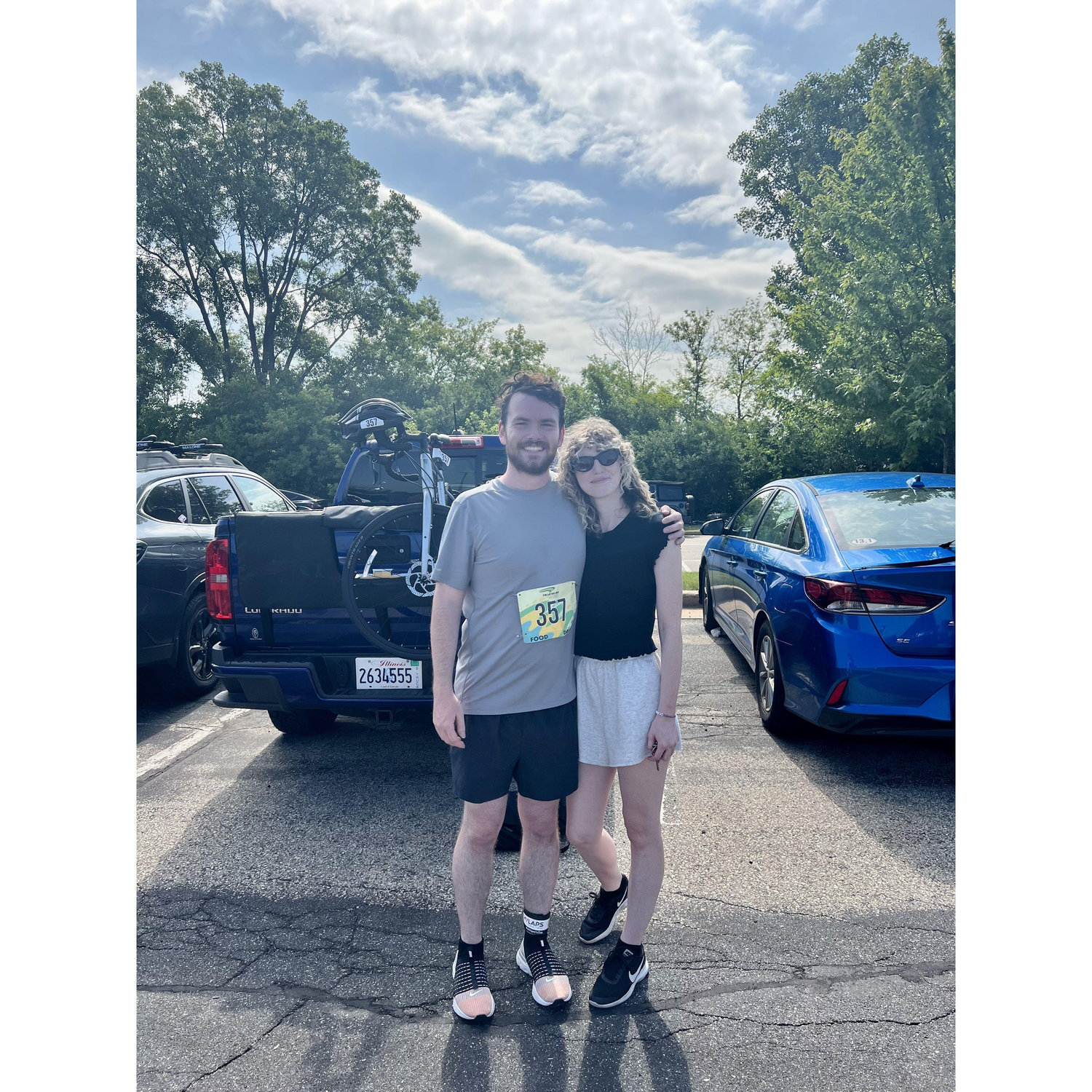 June 2023 - Ciaran's first triathalon!