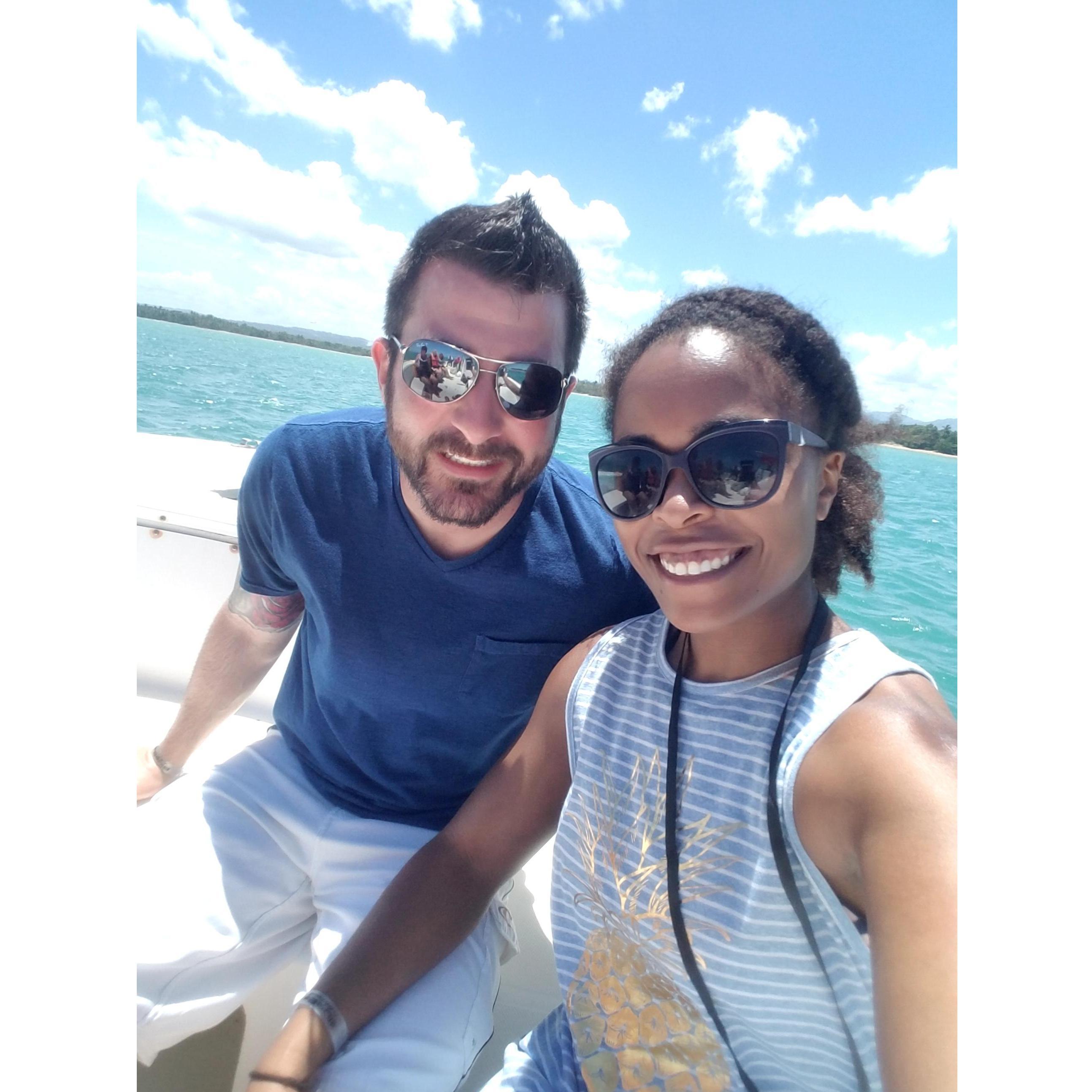 Matt and I getting ready to parasail in Puerto Plata, Dominican Republic!