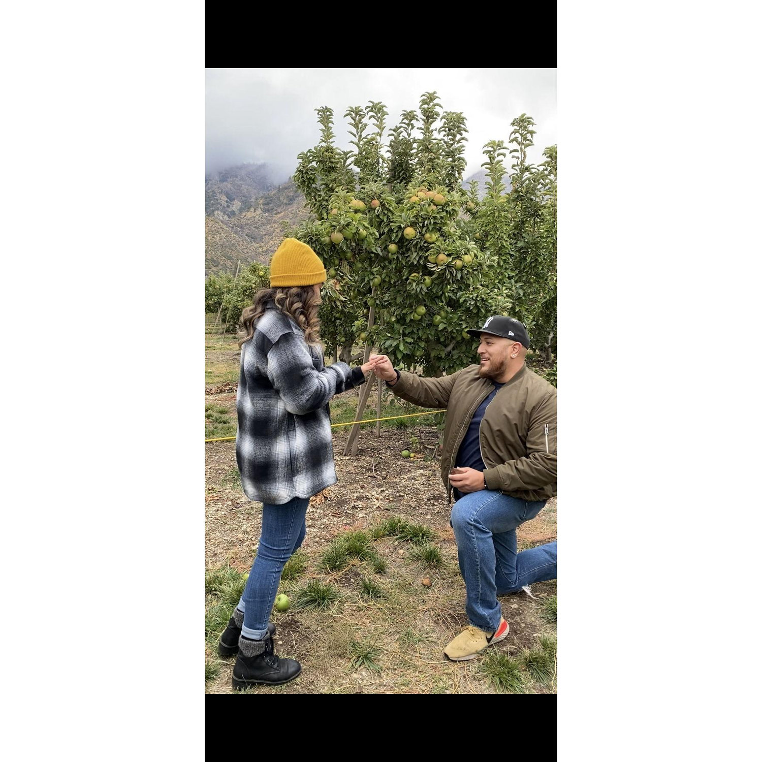 We got engaged
