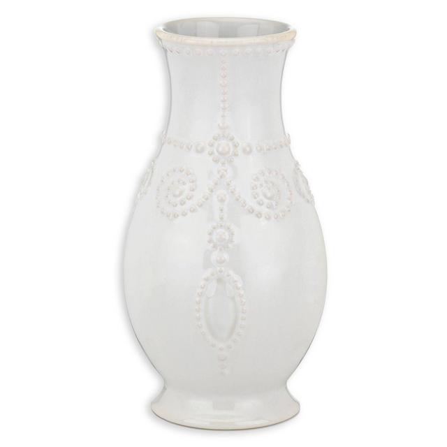 Lenox® French Perle™ 8-Inch Fluted Vase in White