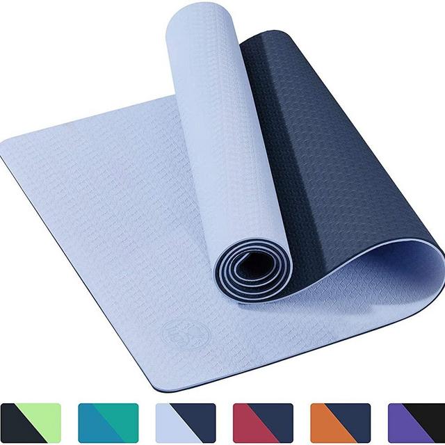 IUGA Yoga Mat Non Slip Textured Surface Eco Friendly Yoga Matt with Carrying Strap, Thick Exercise & Workout Mat for Yoga, Pilates and Fitness (72"x 24"x 6mm)