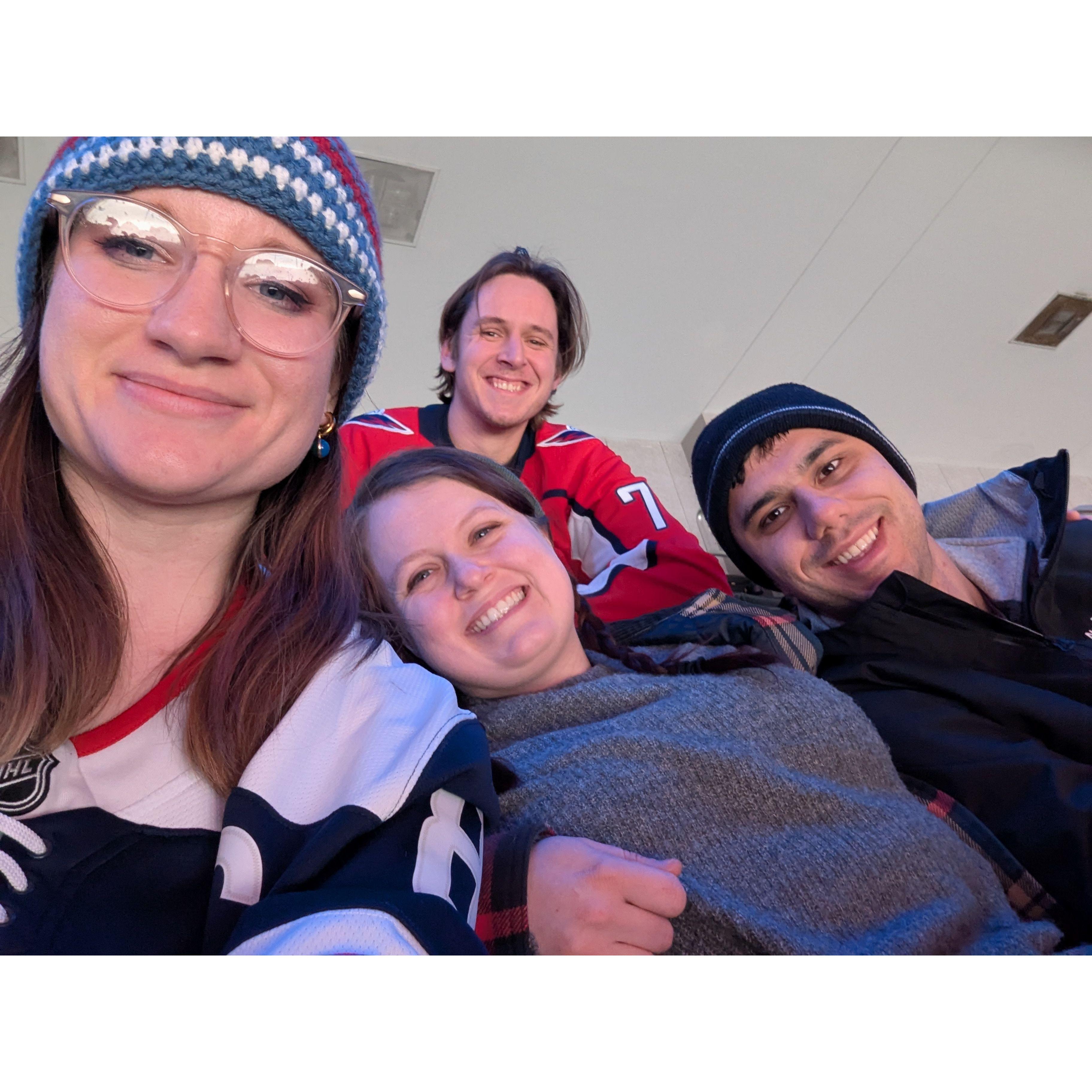 Our most recent trip to DC- had to see the caps win :)