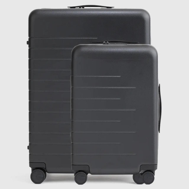 Carry-On & Large Check-In Suitcase Bundle BLACK