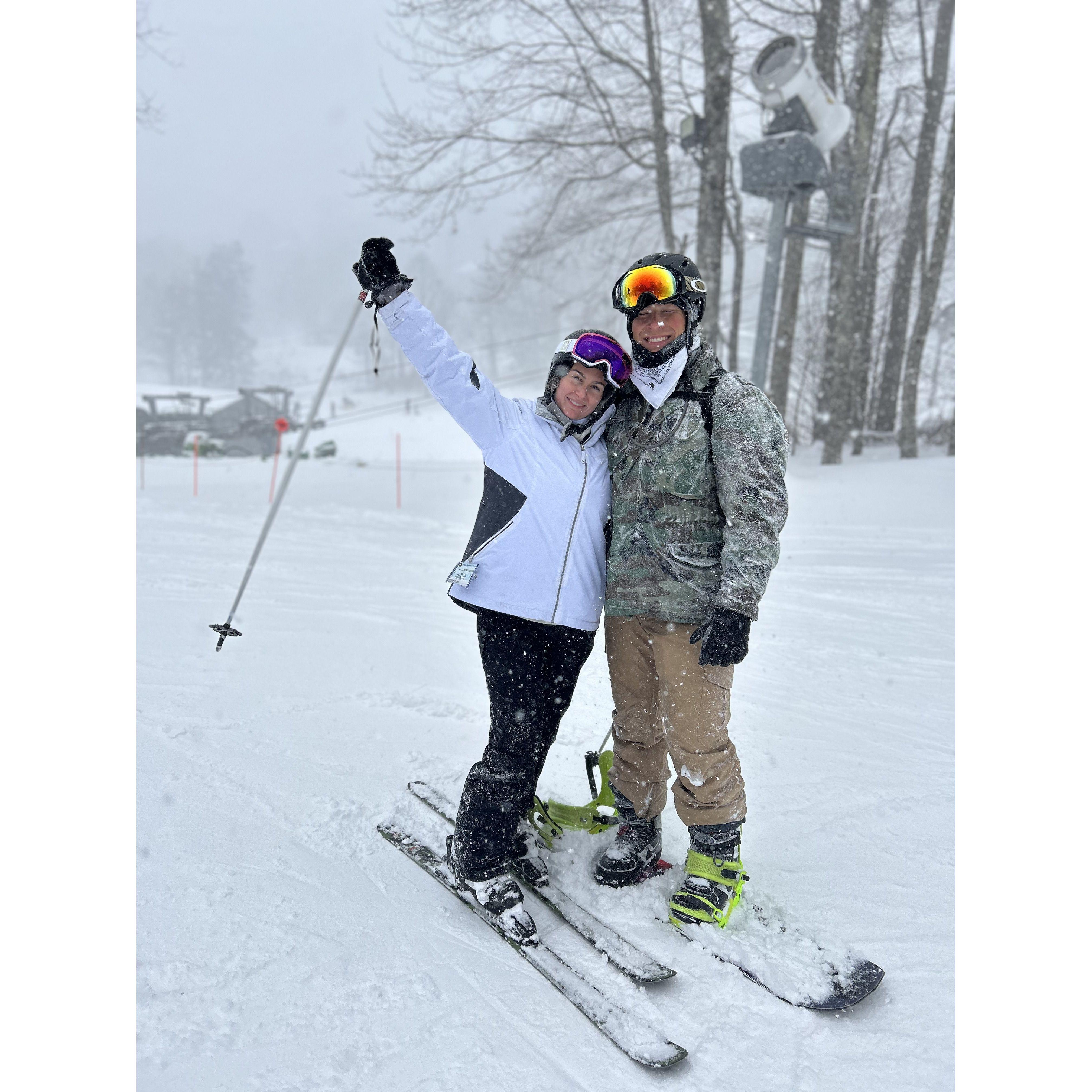 Even though Kyle is a snowboarder, Allison accepts him for who he is.