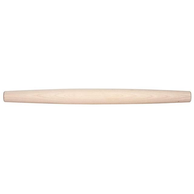 J.K. Adams Maple Wood Baking and Pastry French Rolling Pin for Pizza, Pie, Cookie Dough Roller, and More, 20.5" long x 1.75" diameter (COOP-FP1)