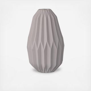 Small Matte Fluted Vase