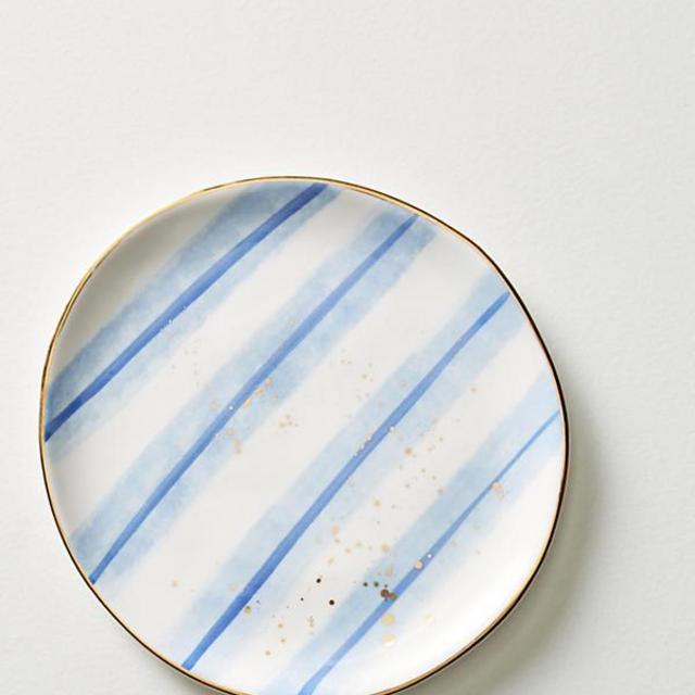 Mimira Canape Plate - BLUE MOTIF