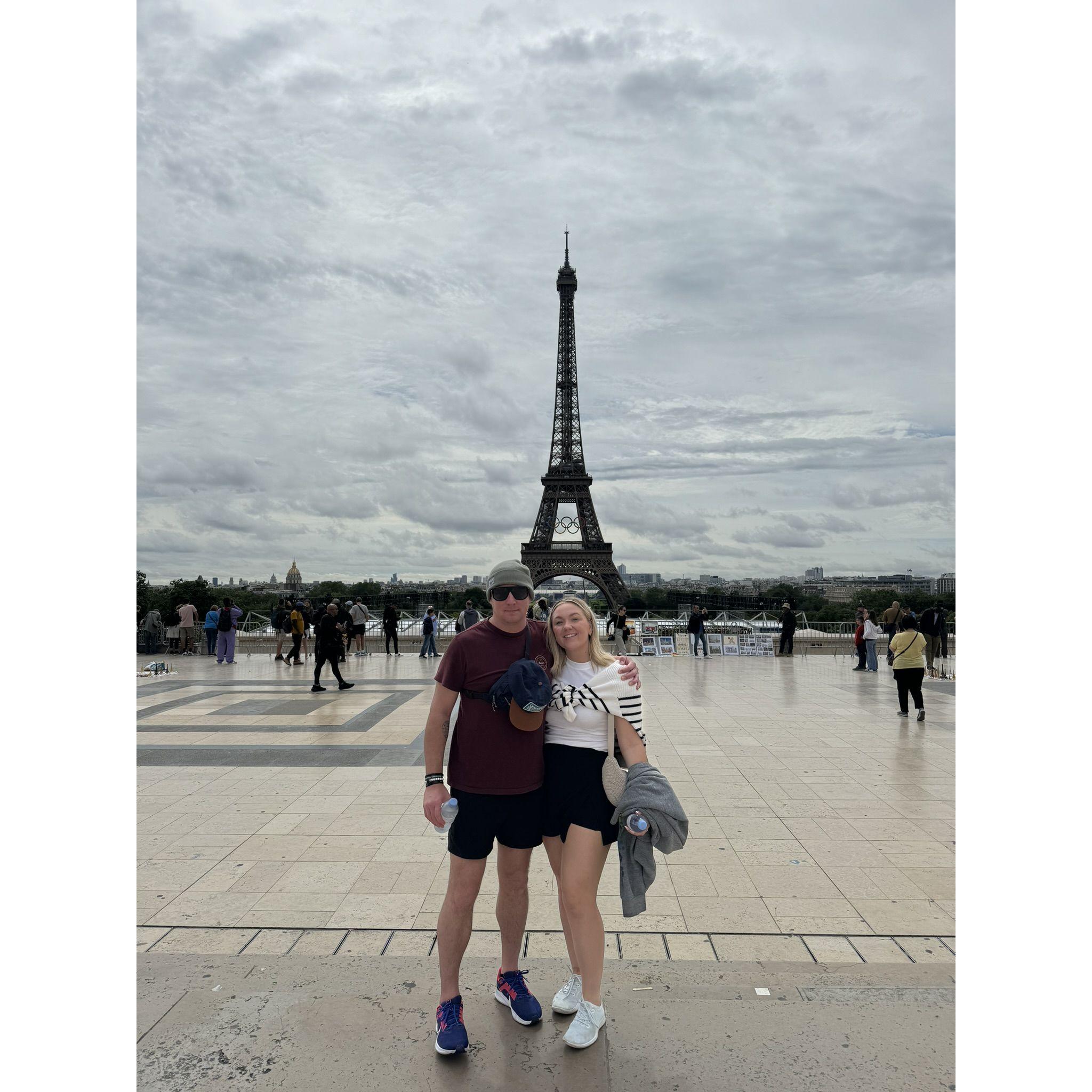 Paris, France - the morning of getting engaged, June 2024