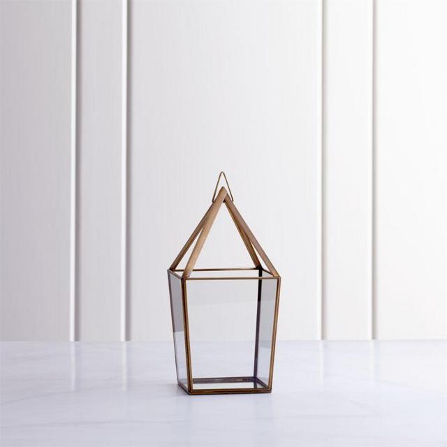 Lillian Brass Medium Lantern