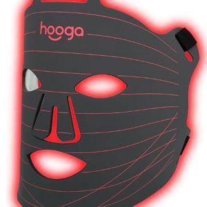 hooga Red Light Therapy LED Mask, Tri Chip LEDs, 630nm and 660nm Red, 850nm Near Infrared, Adjustable, Comfortable, USB Type-C Rechargeable for Wellness and Anti-Aging