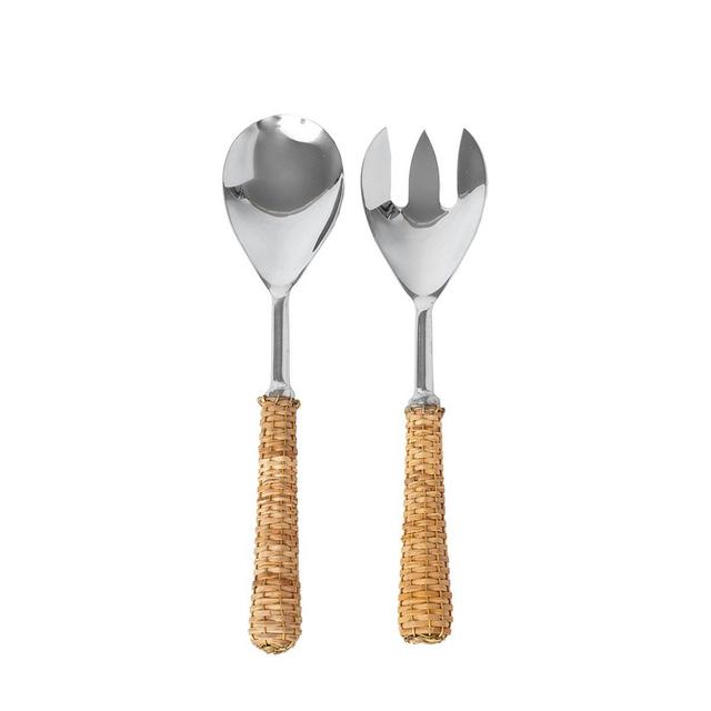 Blue Print Woven Salad Set