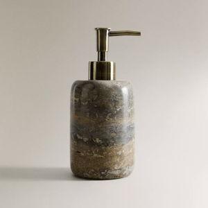 TRAVERTINE MARBLE SOAP DISPENSER