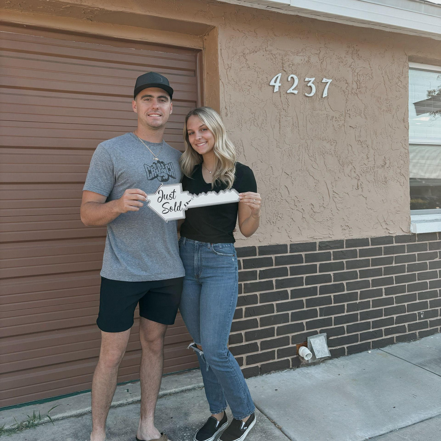 The day we bought our house!