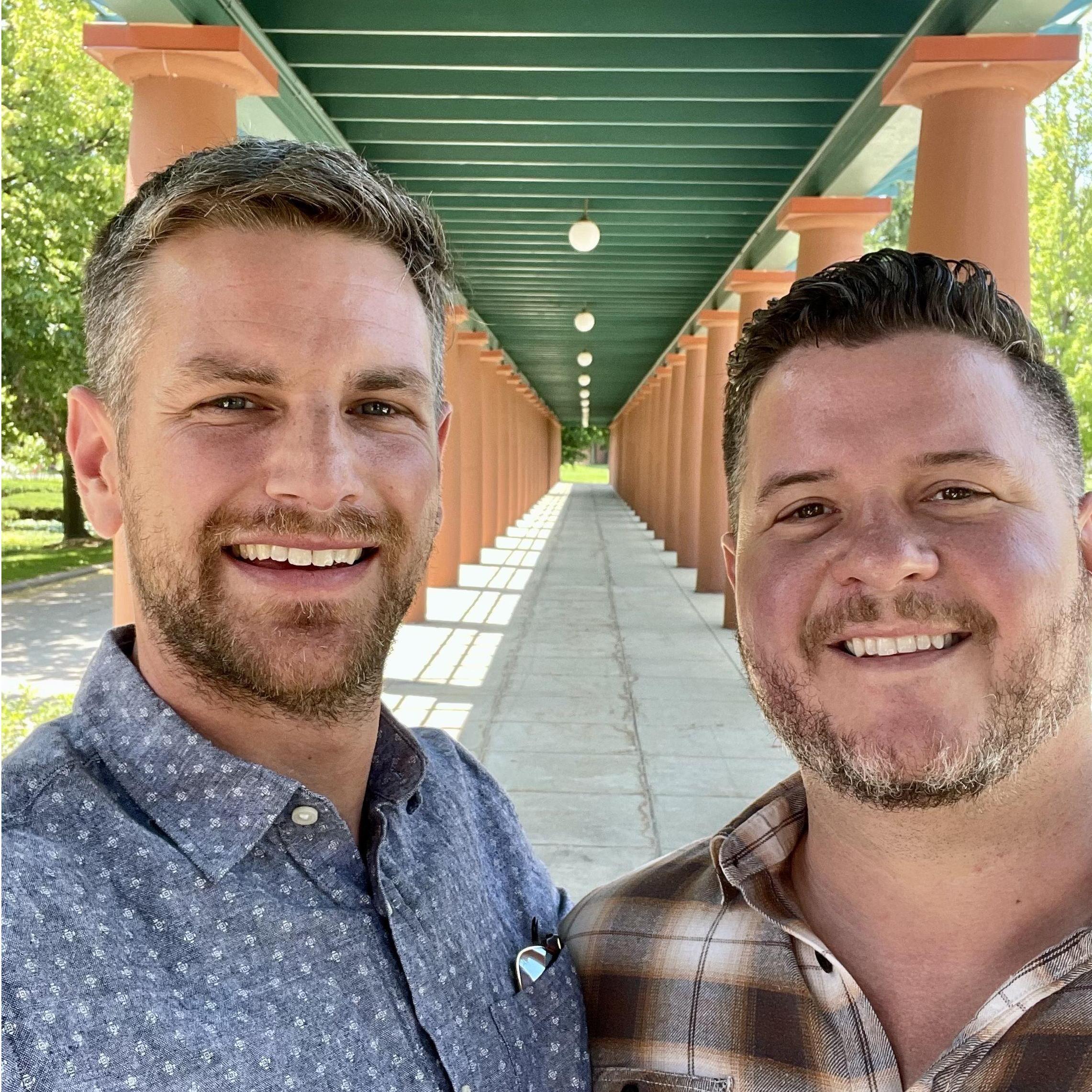 Touring the wedding venue. We knew the second we pulled up this was the place.