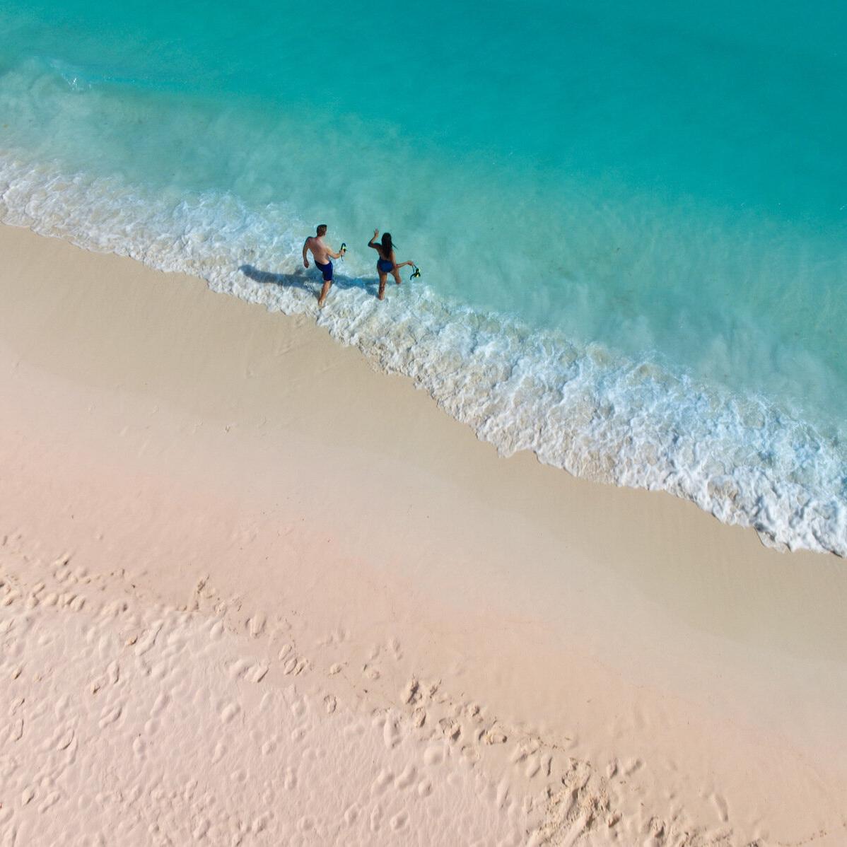 Beach on resort